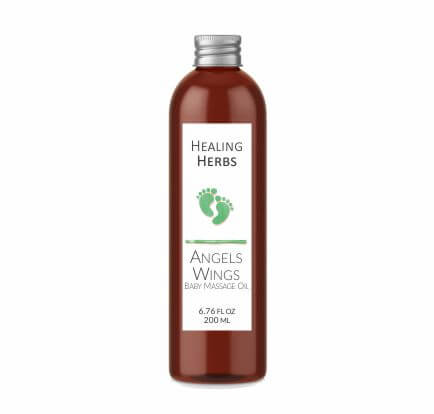 Angel Wings Baby Massage Oil