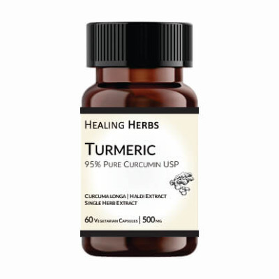 Turmeric Extract or Curcumin 60 capsule Amber PET bottle 150 cc